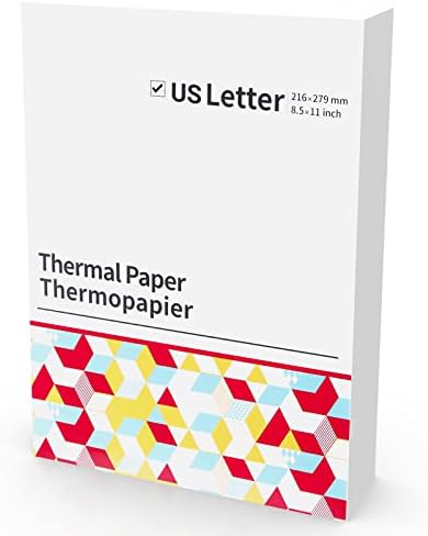 Хартия за термопринтера Odaro размер 8.5 x 11 за писма, САЩ, Многофункционална Офис в Бялата книга за папки
