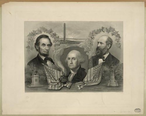 Исторически находки Снимка: Pro Patria, Джордж Вашингтон, Ейбрахам Линкълн, 18 февруари 1885 г., президентът