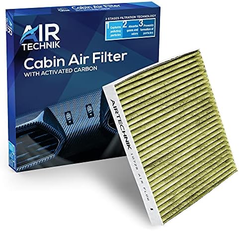 Въздушен филтър на купето AirTechnik CF10729 ФПЧ2.5 с Активен въглен | е Подходяща за Chrysler 200, Cirrus,