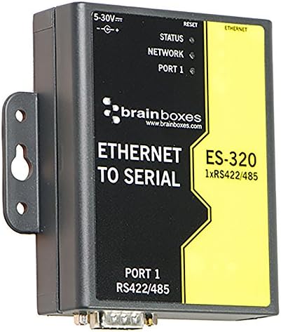 Сървър устройства Brainboxes ES320 10 MB локална мрежа, 100 MB lan, RS422, Rs485 (ES-320)