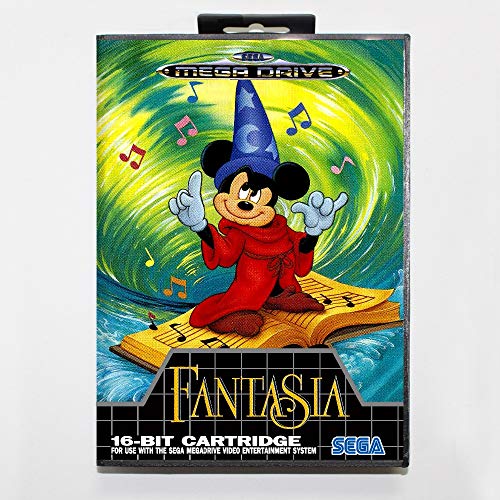 ROMGame Fantasia 16 Битова Детска карта на Sega Md С търговия на Дребно Кутия За Sega Mega Drive За Genesis