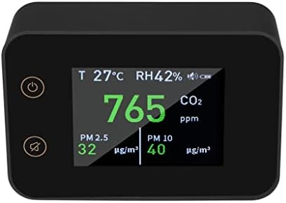 QUUL LCD цифров Датчик за емисии на C02 Тестер Анализатор на качеството на въздуха ФПЧ2.5 PM10 Измерване на