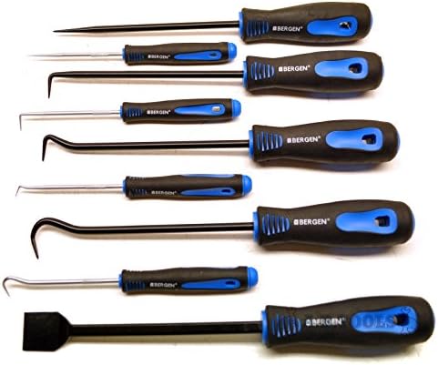 AB Tools-US Pro 9 бр. Комплект Скреперна куки и ключове скелет за премахване и инсталиране на запечатване на
